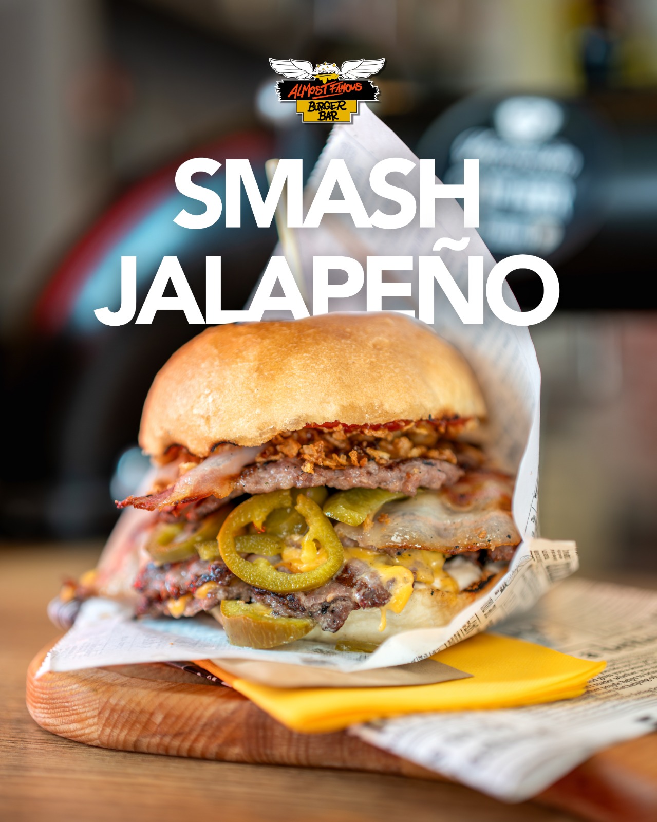 Smash Jalapeño burger s jalapeño papričicama